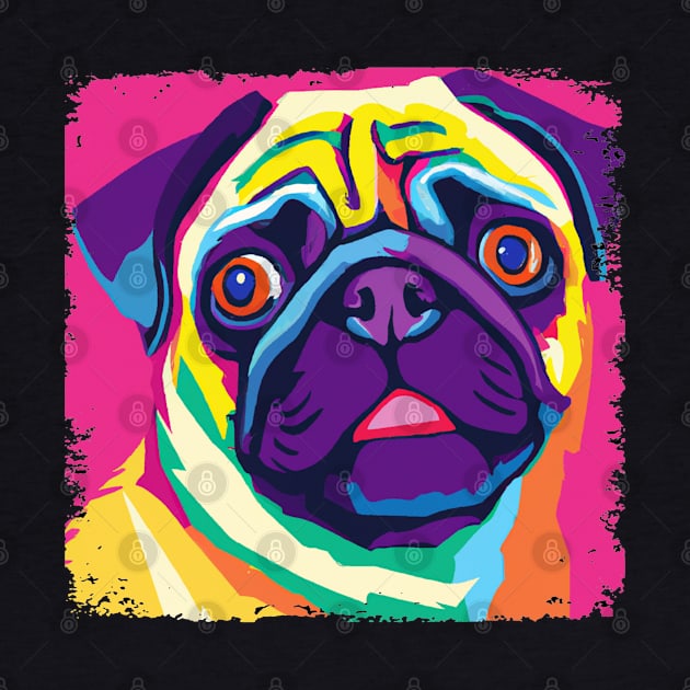 Pug Pop Art - Dog Lover Gifts by PawPopArt